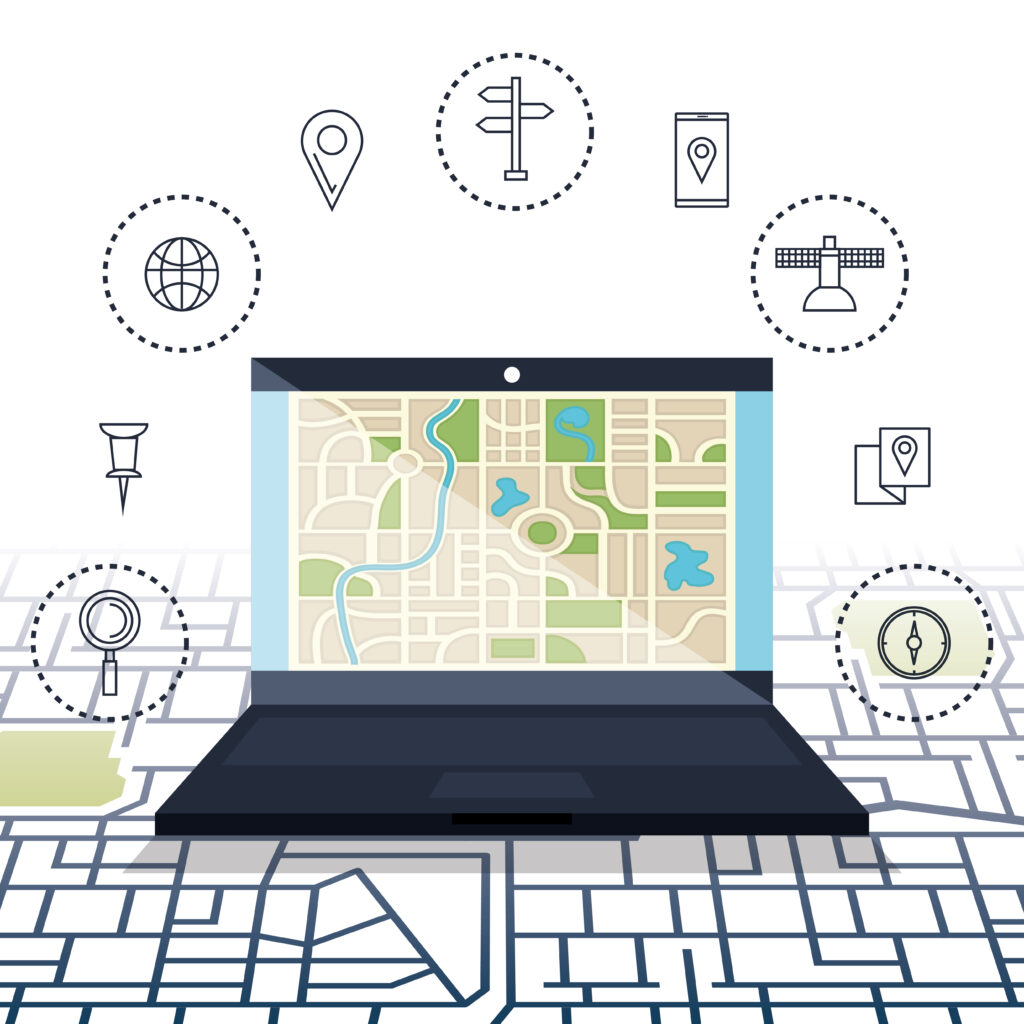 Local SEO for Clinics Map showing local search results.